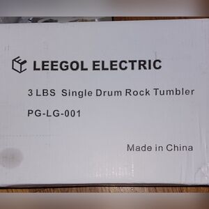Leegol Electric Rock Tumbler 3 lbs NWT